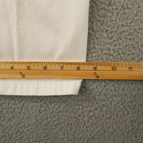 Vintage Lauren Ralph Lauren Pants Womens 12P White Pleated Front Straight Chinos - Picture 7 of 13